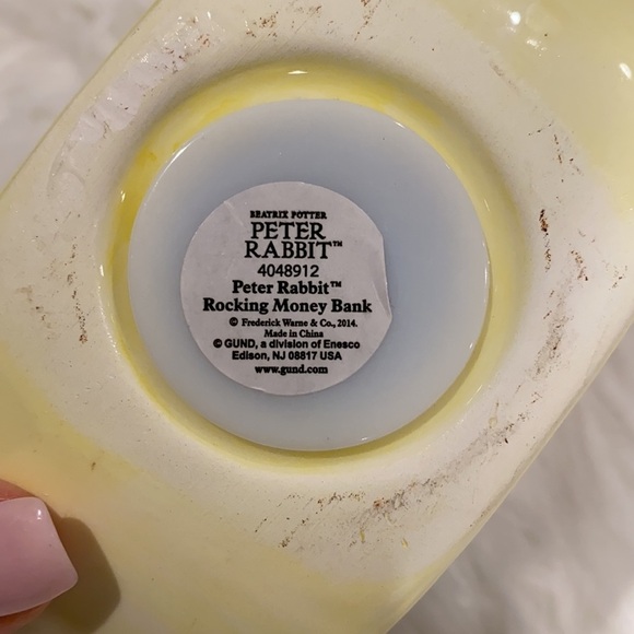 Gund Peter Rabbit Rocking Money Bank - Picture 6 of 6